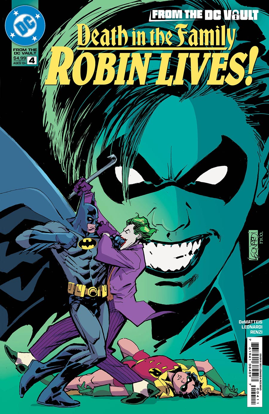 From The DC Vault Death In The Family Robin Lives #4 Cover A Regular Rick Leonardi Cover