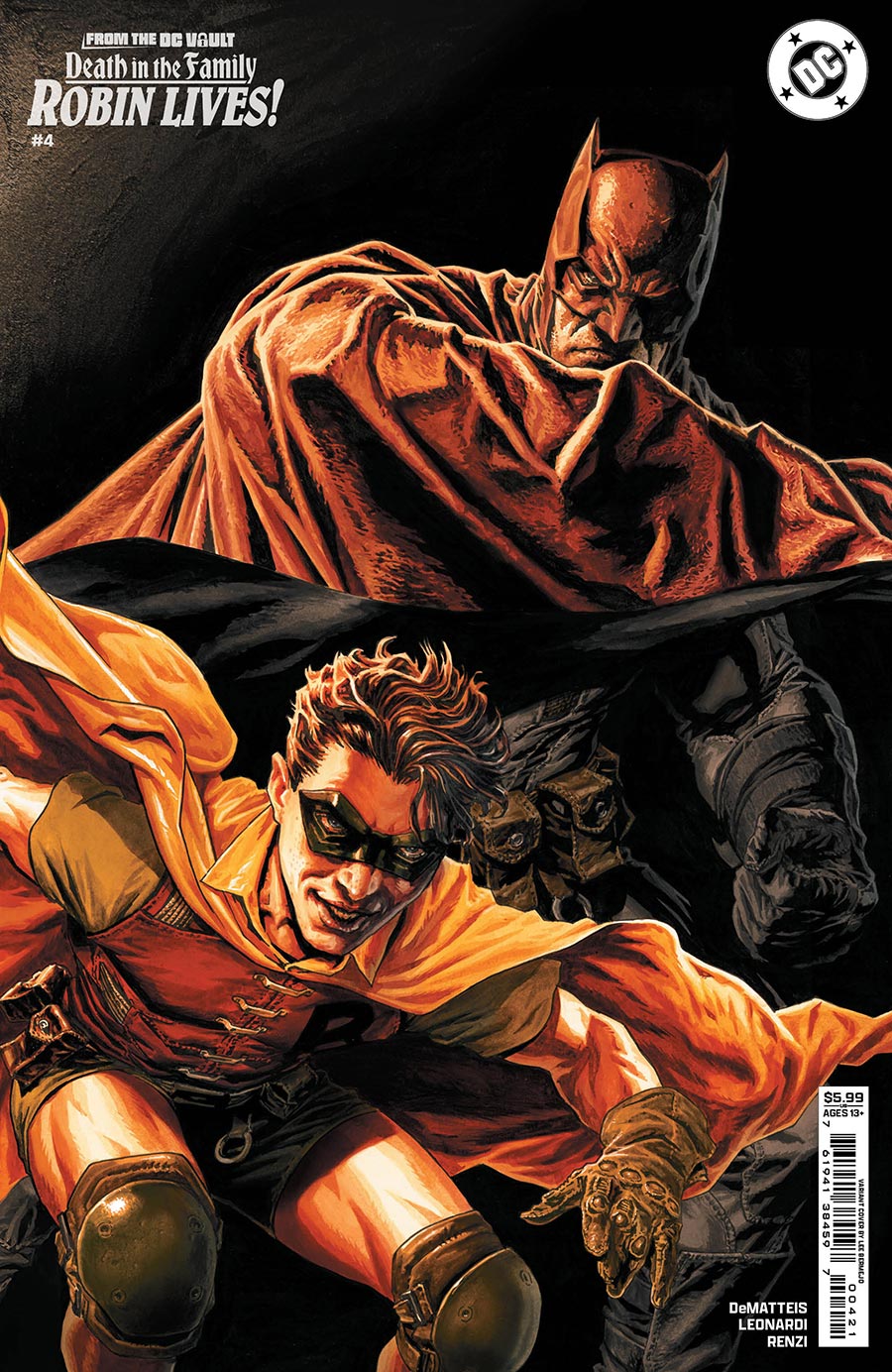 From The DC Vault Death In The Family Robin Lives #4 Cover B Variant Lee Bermejo Card Stock Cover