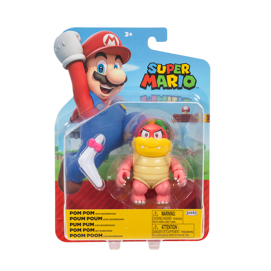 Super Mario 4-Inch Action Figure Wave 39 - Pom Pom