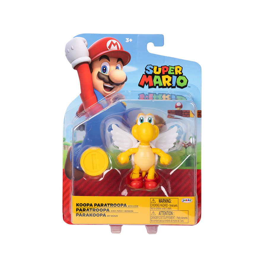Super Mario 4-Inch Action Figure Wave 39 - Koopa Paratroopa