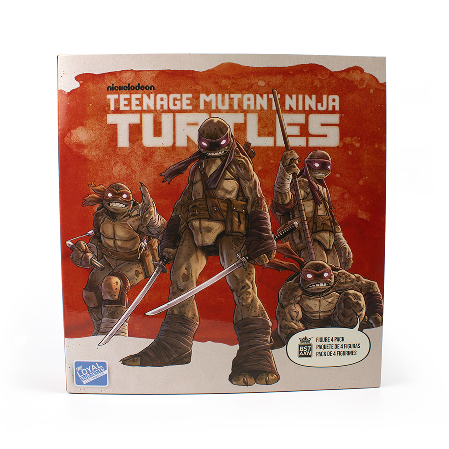 Teenage Mutant Ninja Turtles BST AXN IDW-Inspired Zombie Turtle 4-Pack 5-Inch Action Figure