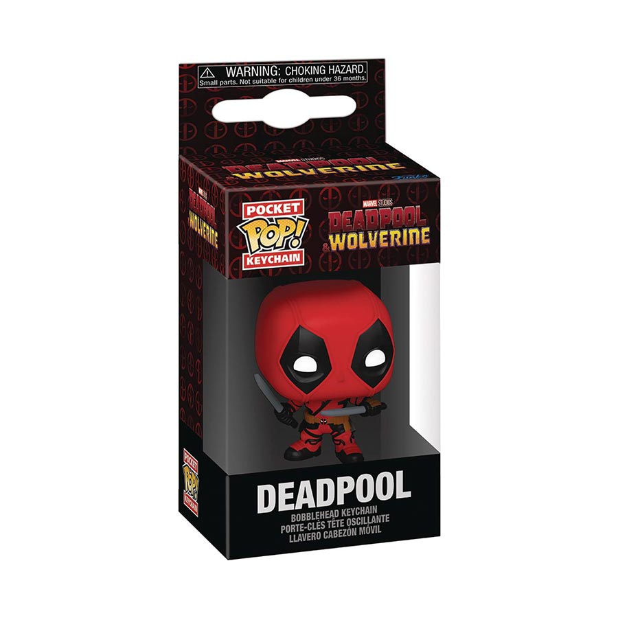 POP Keychain Deadpool & Wolverine - Deadpool With Swords