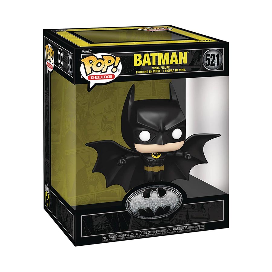 POP Deluxe Batman 85th Anniversary Batman (1989) Soaring Vinyl Figure