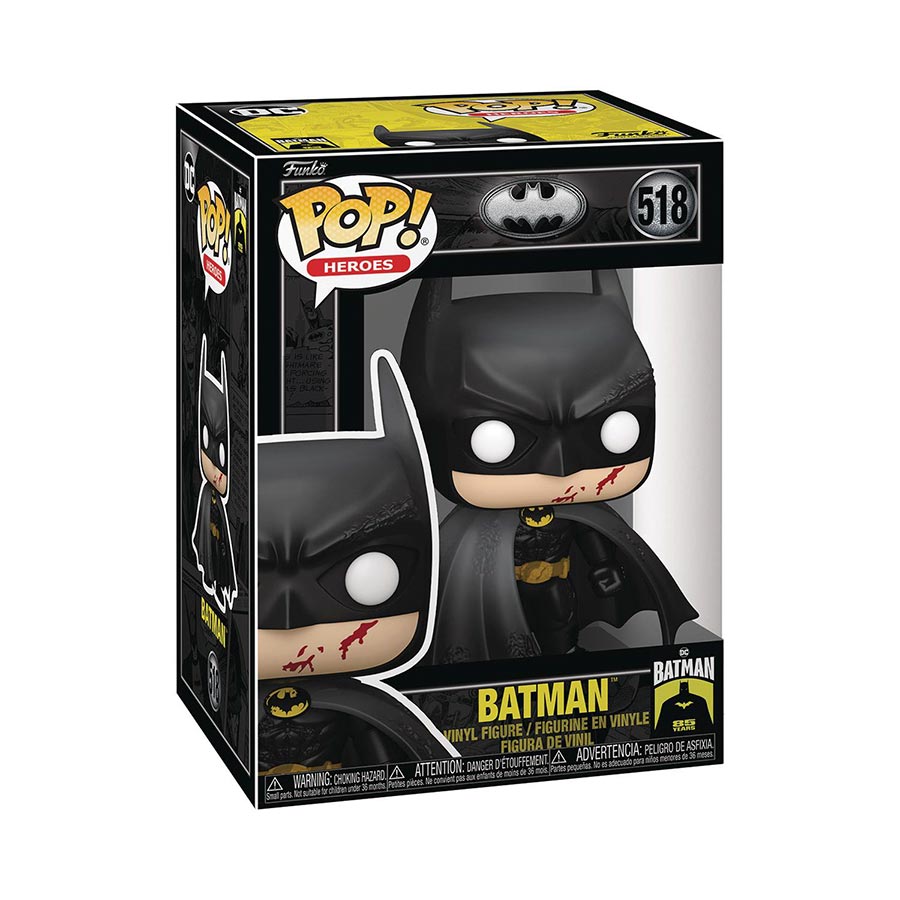 POP Movies Batman 85th Anniversary Batman (1989) Bloody Vinyl Figure