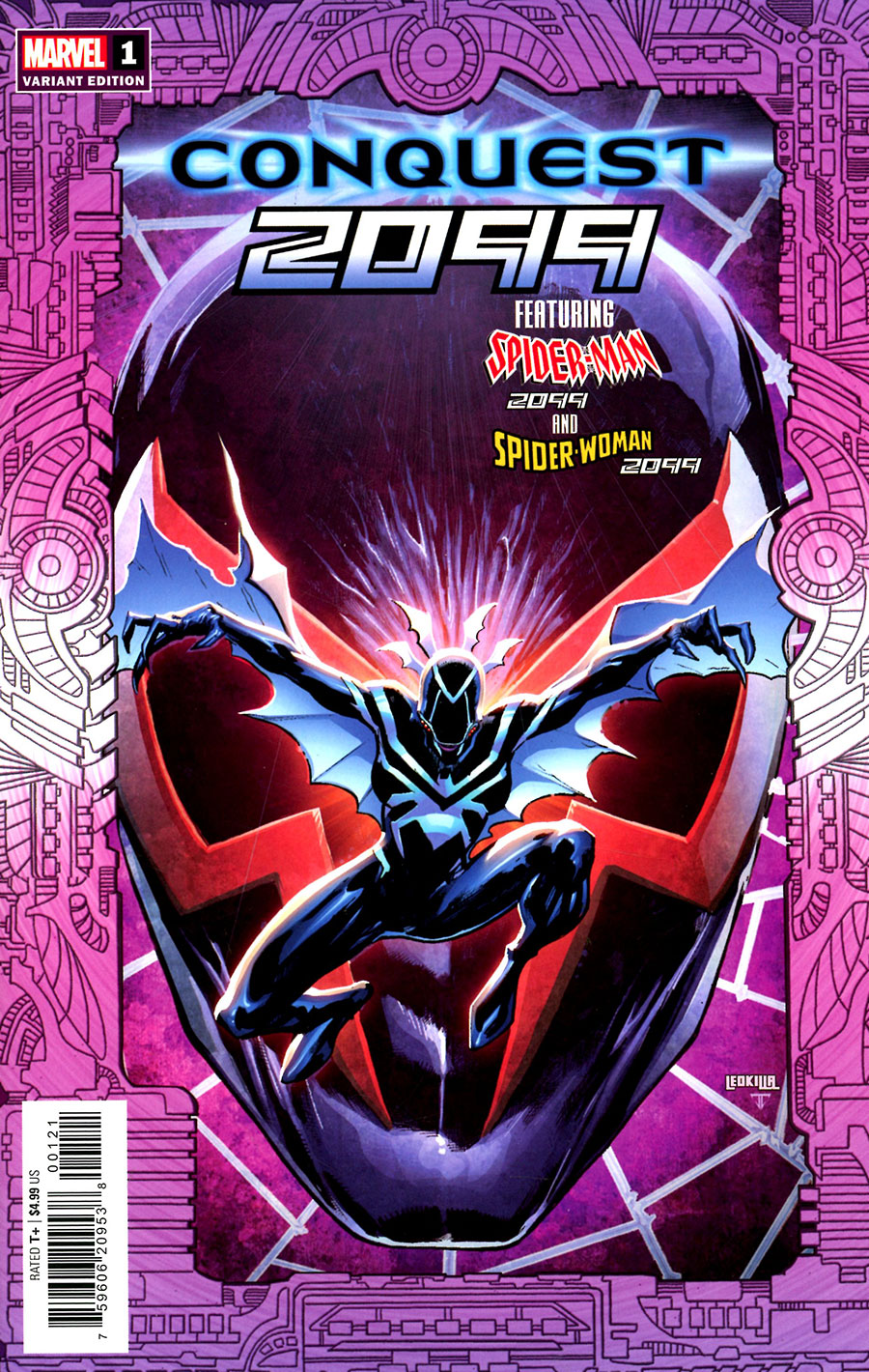 Conquest 2099 #1 Cover B Variant Ken Lashley Frame Cover