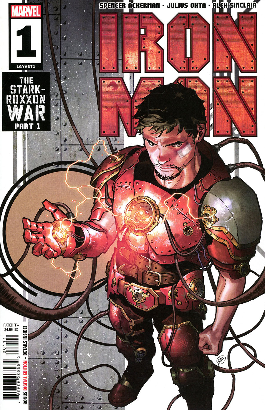 Iron Man Vol 7 #1 Cover A Regular Yasmine Putri Cover (Limit 1 Per Customer)