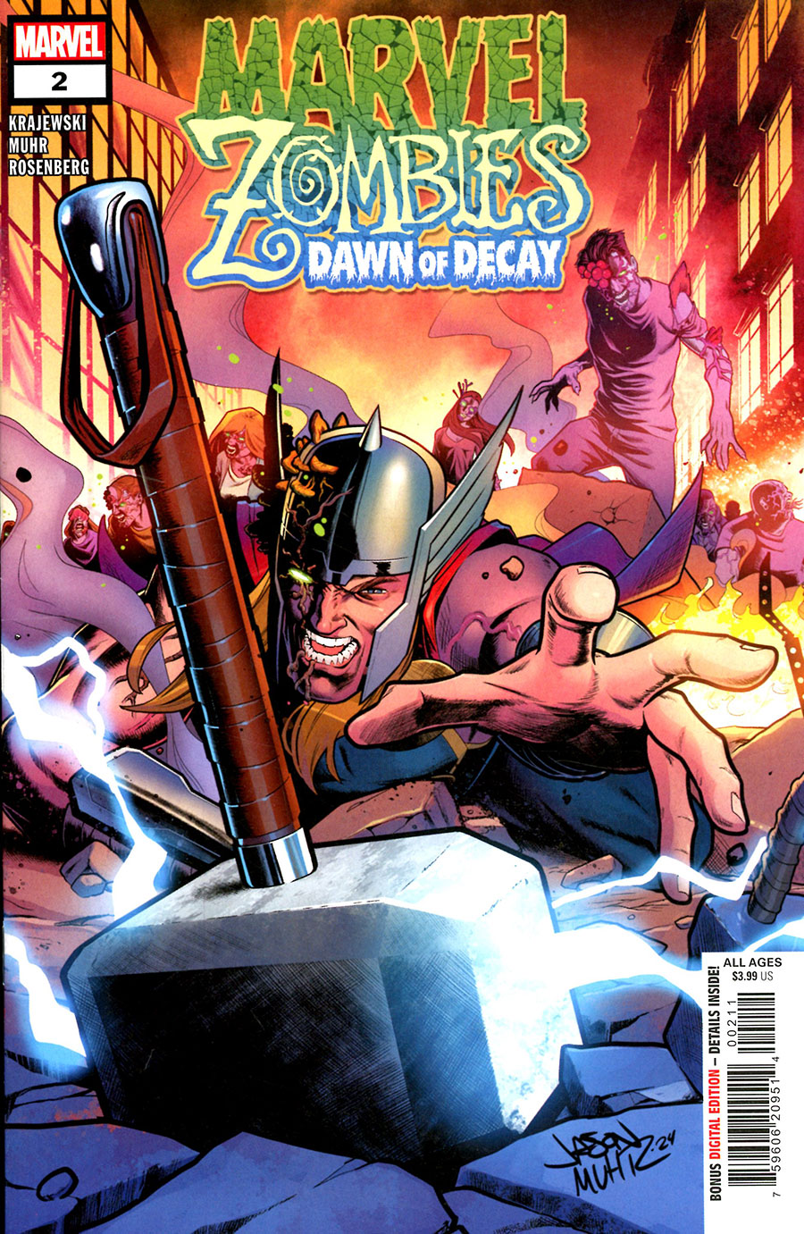 Marvel Zombies Dawn Of Decay #2 Cover A Regular Jason Muhr Cover