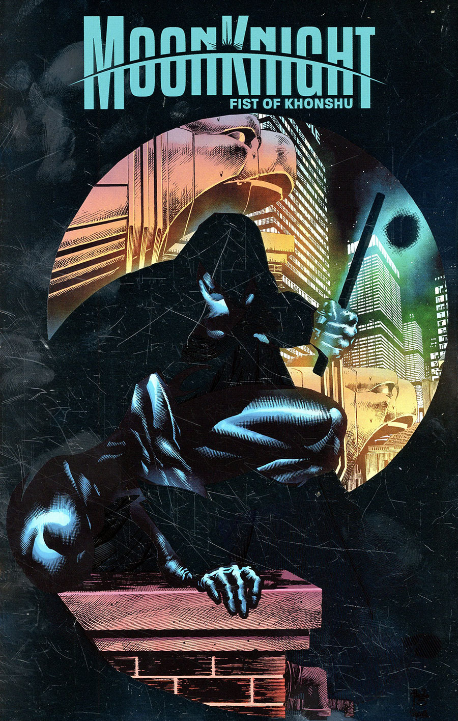 Moon Knight Fist Of Khonshu #1 Cover F Variant Paulo Siqueira Silver Foil Cover