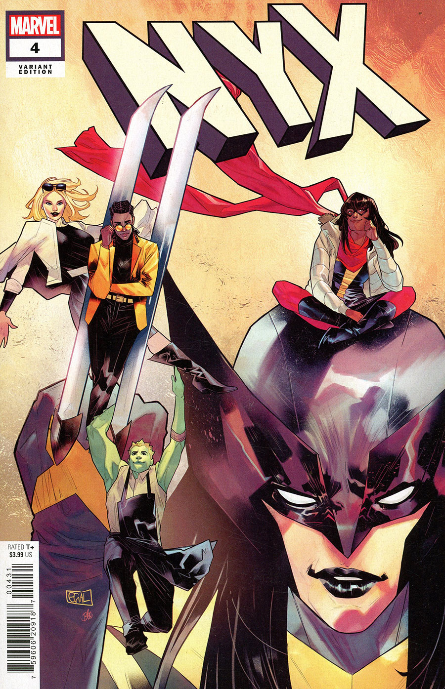 NYX Vol 2 #4 Cover C Variant Edwin Galmon Cover