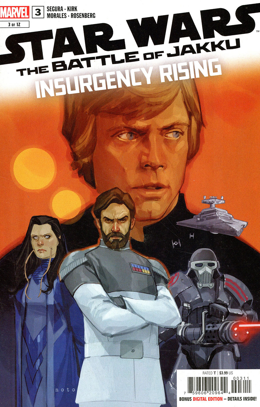 Star Wars Battle Of Jakku Insurgency Rising #3 Cover A Regular Phil Noto Cover
