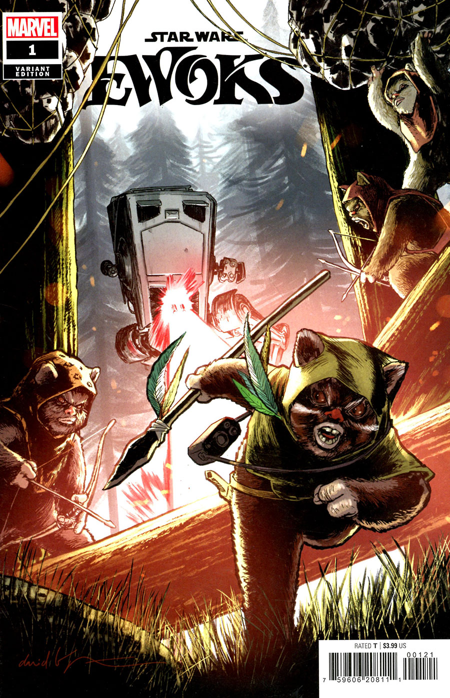 Star Wars Ewoks #1 Cover B Variant David Lopez Cover