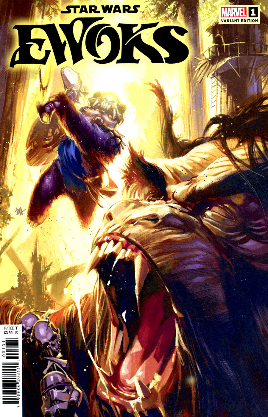 Star Wars Ewoks #1 Cover C Variant Ben Harvey Cover