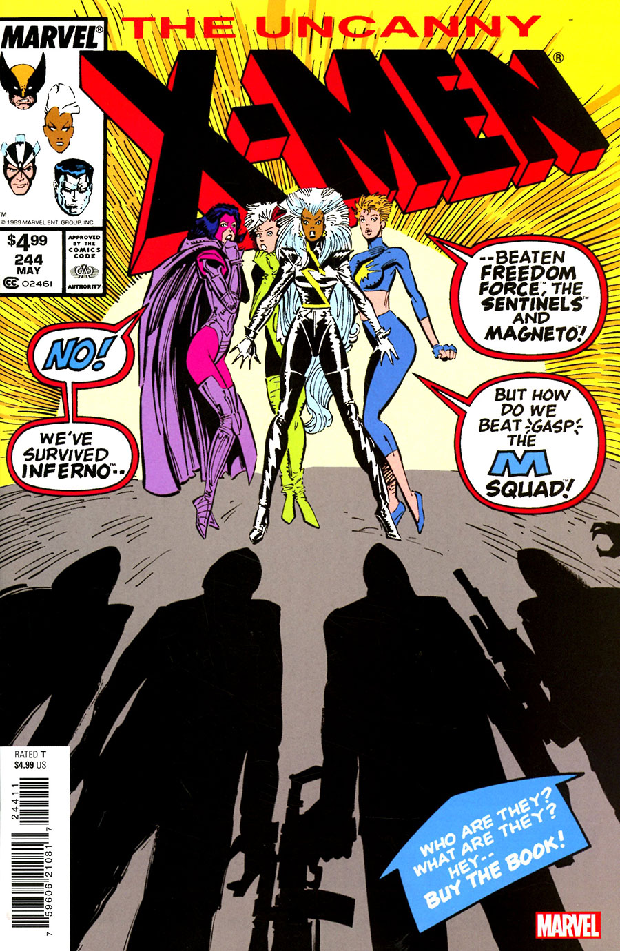 Uncanny X-Men #244 Cover B Facsimile Edition Regular Marc Silvestri Cover