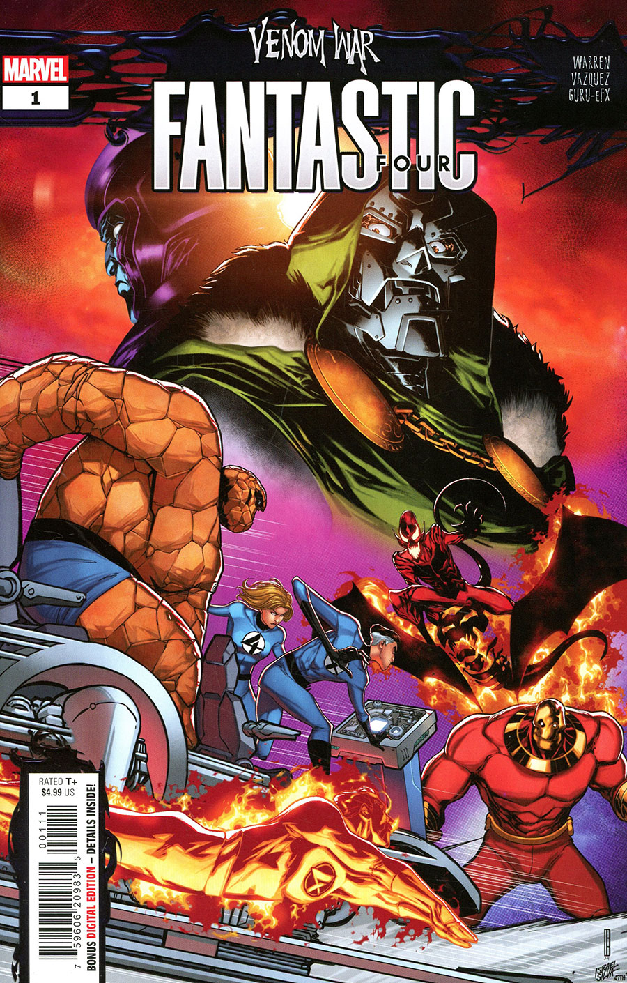 Venom War Fantastic Four #1 (One Shot) Cover A Regular David Baldeon Cover