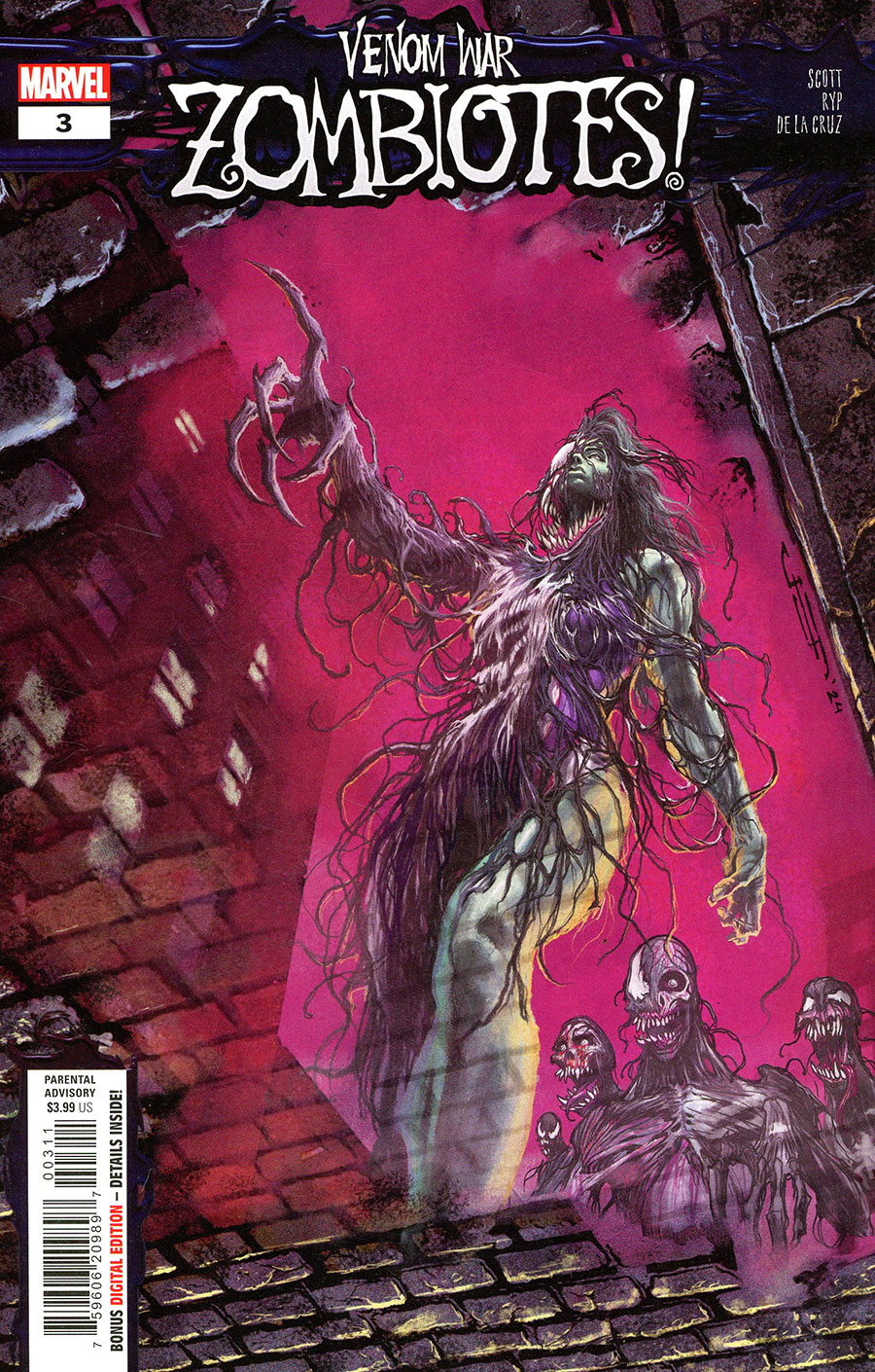 Venom War Zombiotes #3 Cover A Regular Juan Ferreyra Cover