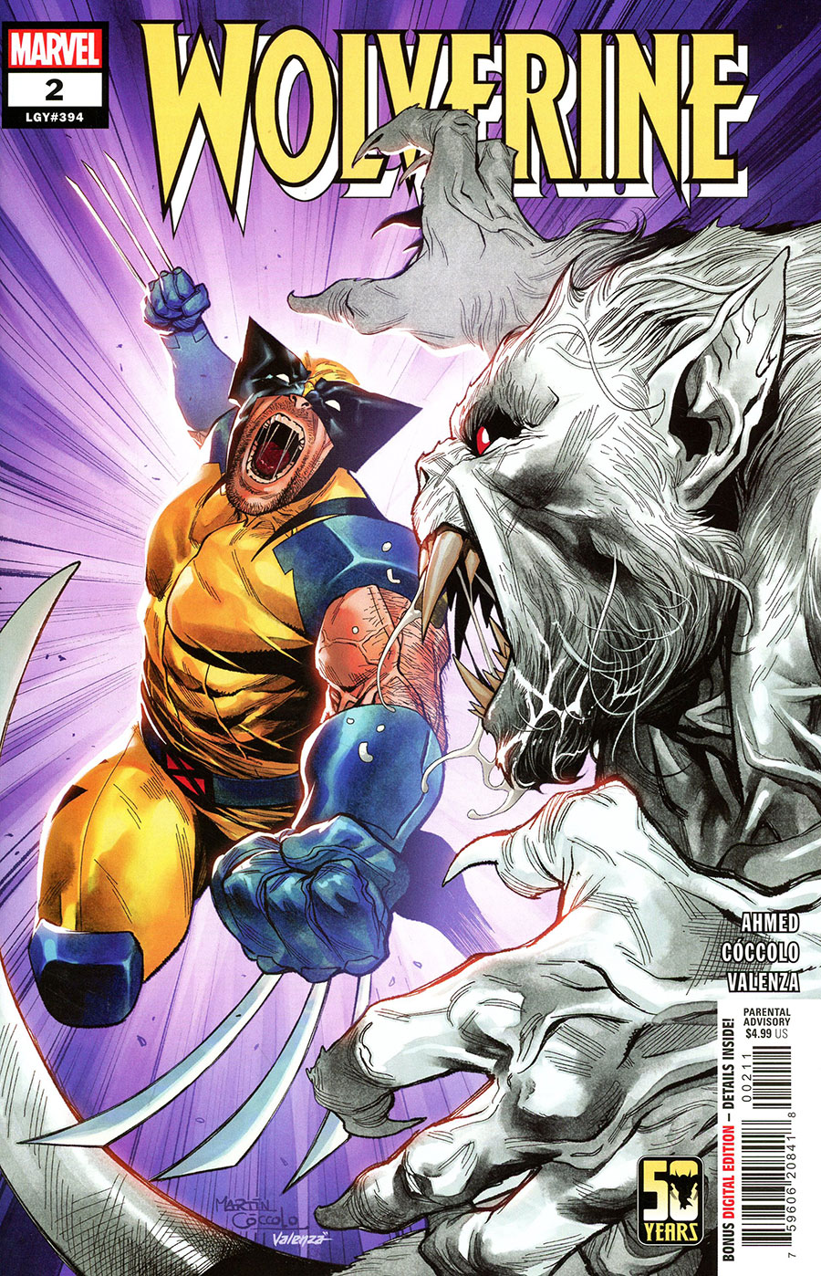 Wolverine Vol 8 #2 Cover A Regular Martin Coccolo Cover