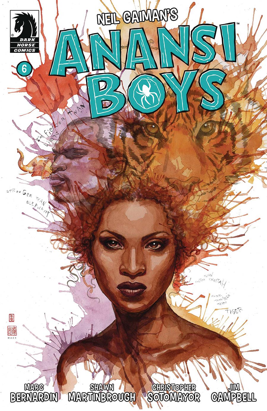 Neil Gaimans Anansi Boys I #6 Cover A Regular David Mack Cover