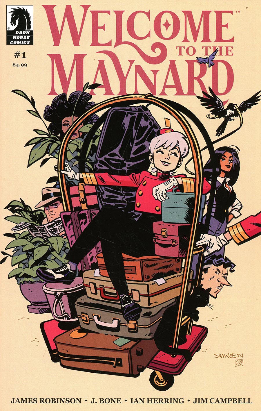Welcome To The Maynard #1 Cover B Variant Chris Samnee Cover