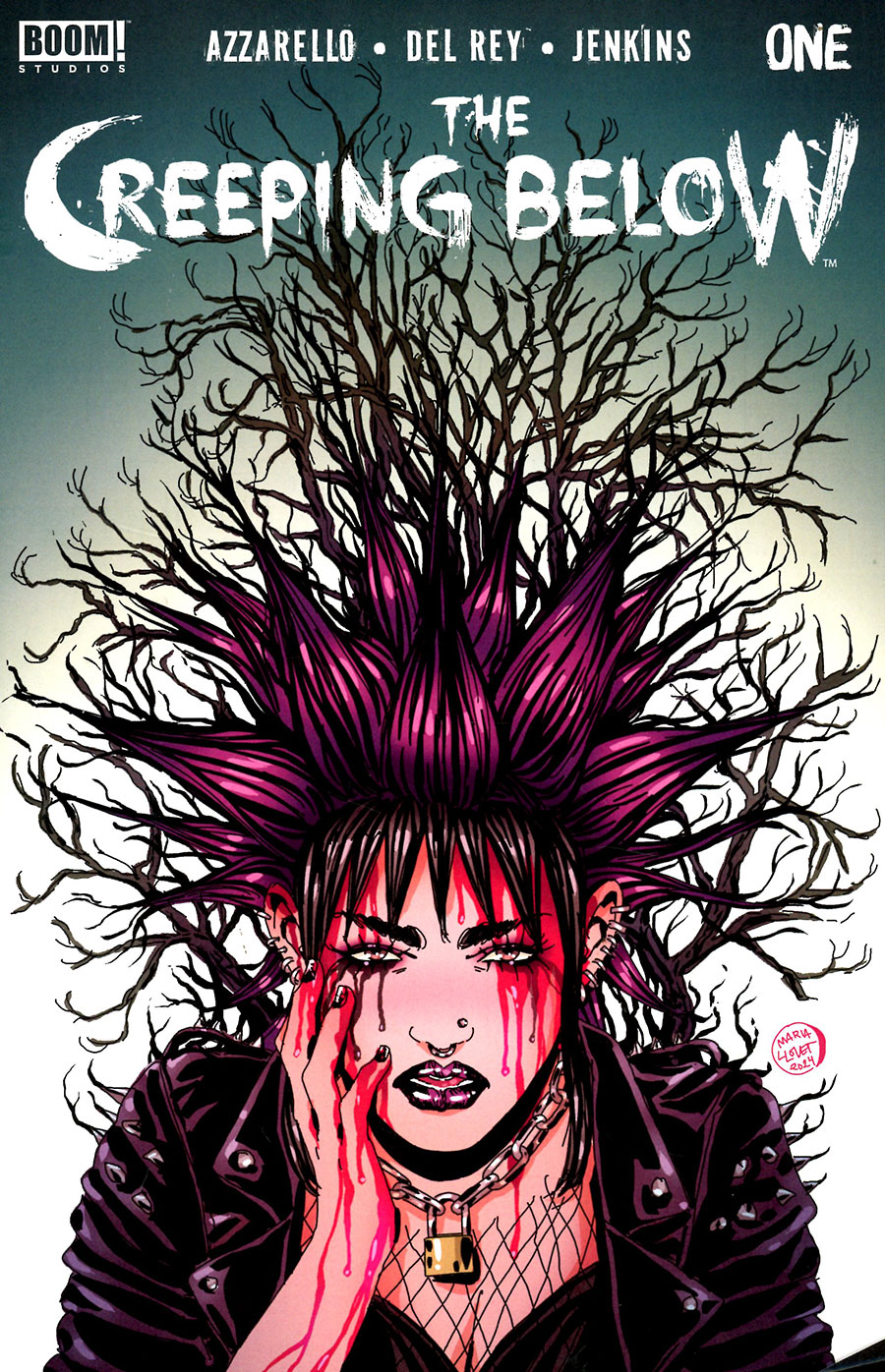 Creeping Below #1 Cover B Variant Maria Llovet Cover
