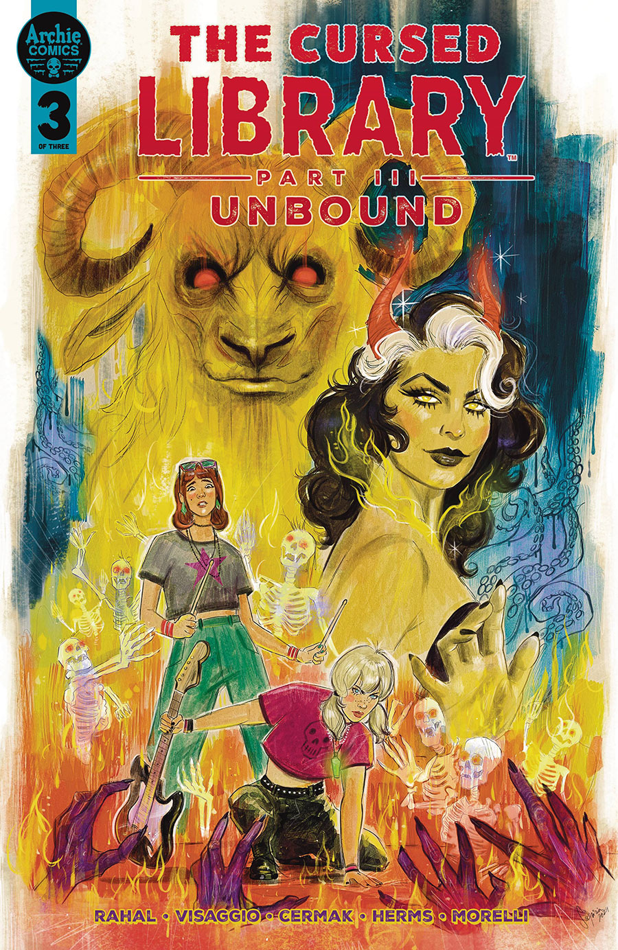 Cursed Library #3 Unbound Cover C Variant Suspiria Vilchez Cover