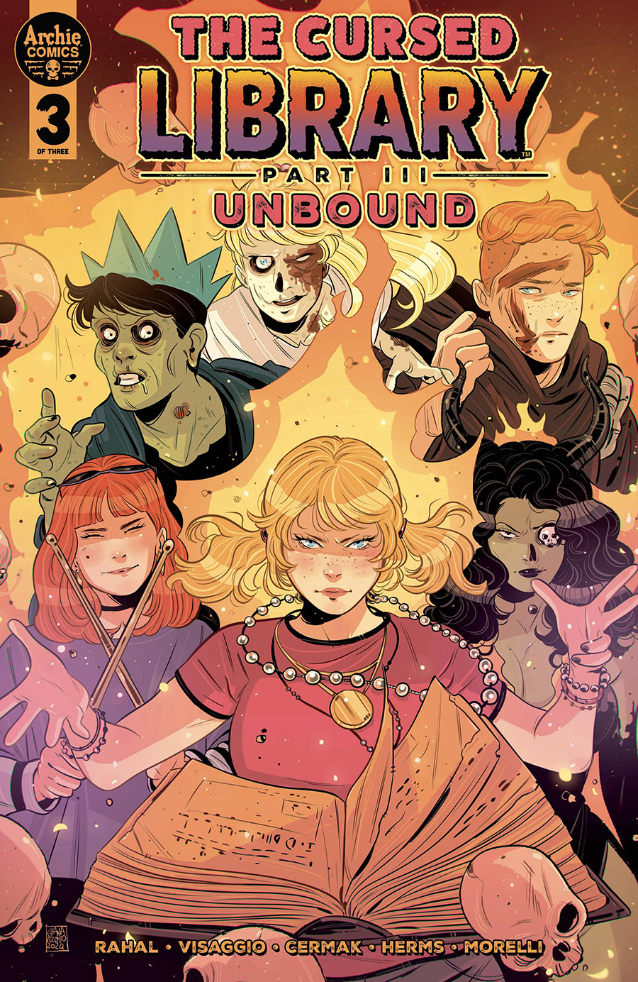 Cursed Library #3 Unbound Cover D Variant Luana Vecchio Cover