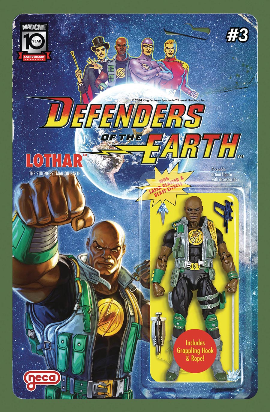 Defenders Of The Earth Vol 2 #3 Cover B Variant Djordje Djokovic Action Figure Cover