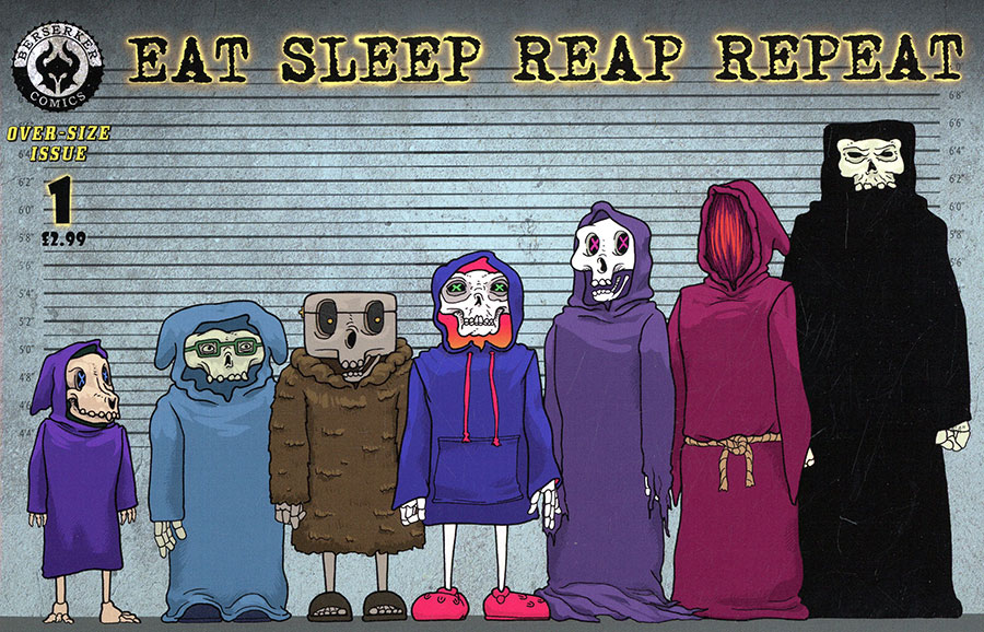Eat Sleep Reap Repeat #1 Cover B Variant Sketched Edition