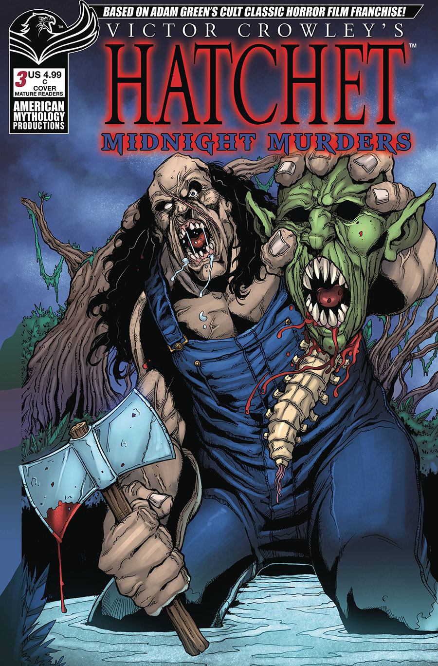 Victor Crowleys Hatchet Midnight Murders #3 Cover C Variant Puis Calzada Cover
