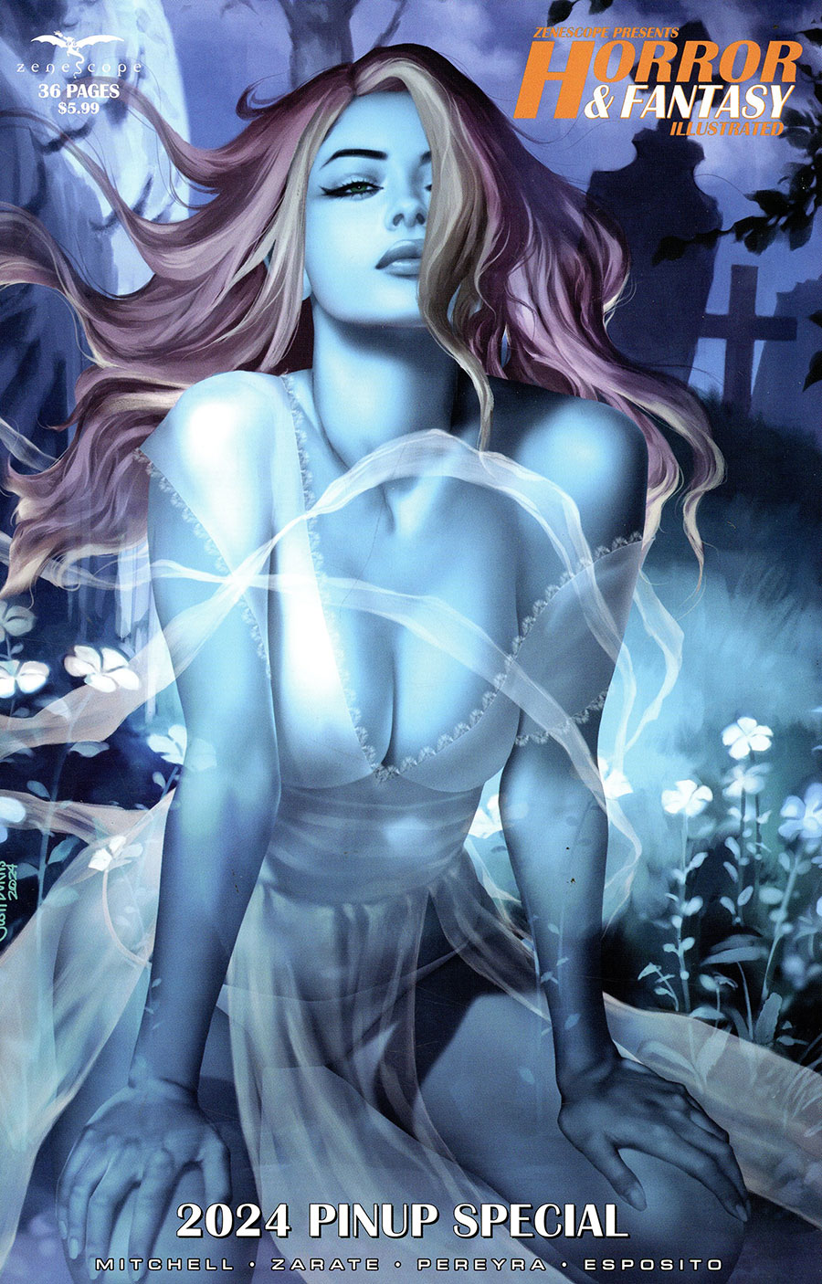 Horror & Fantasy Illustrated 2024 Pinup Special #1 (One Shot) Cover C Variant Josh Burns Cover