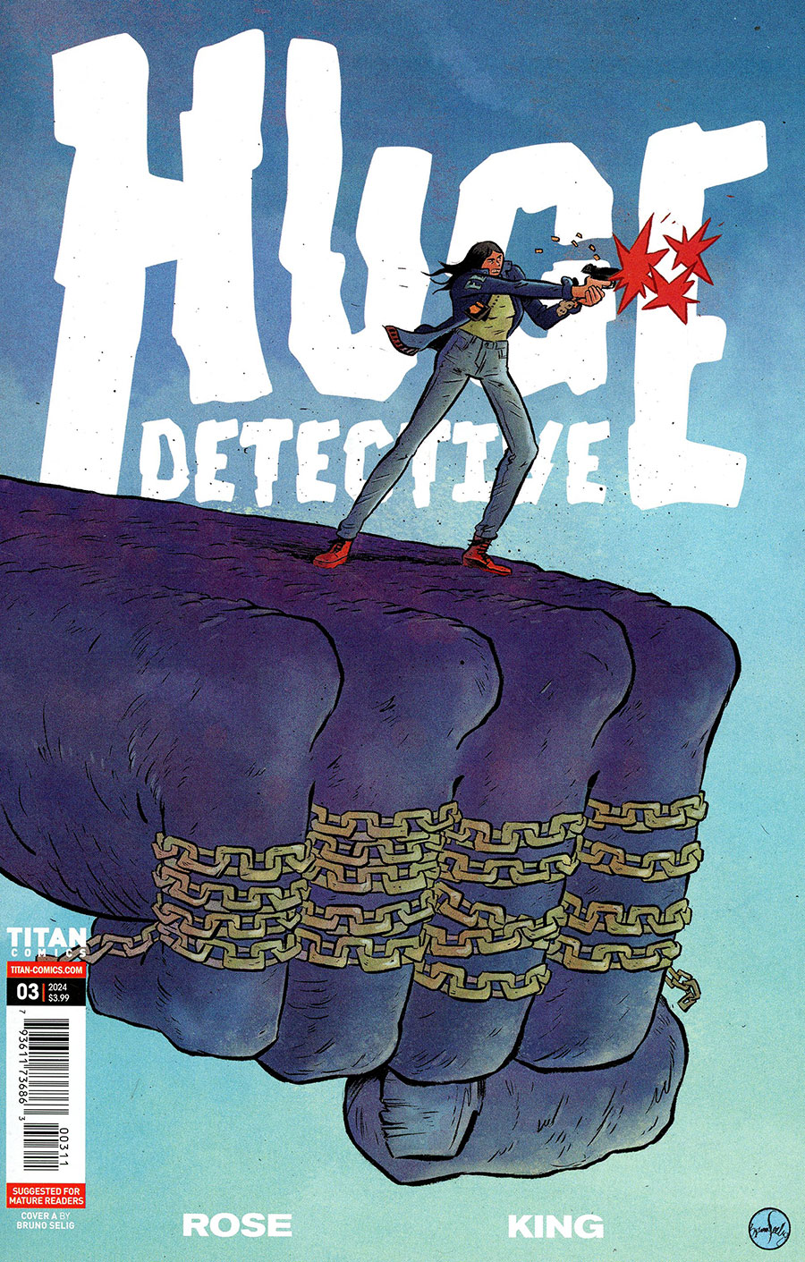 Huge Detective #3 Cover A Regular Bruno Selig Cover
