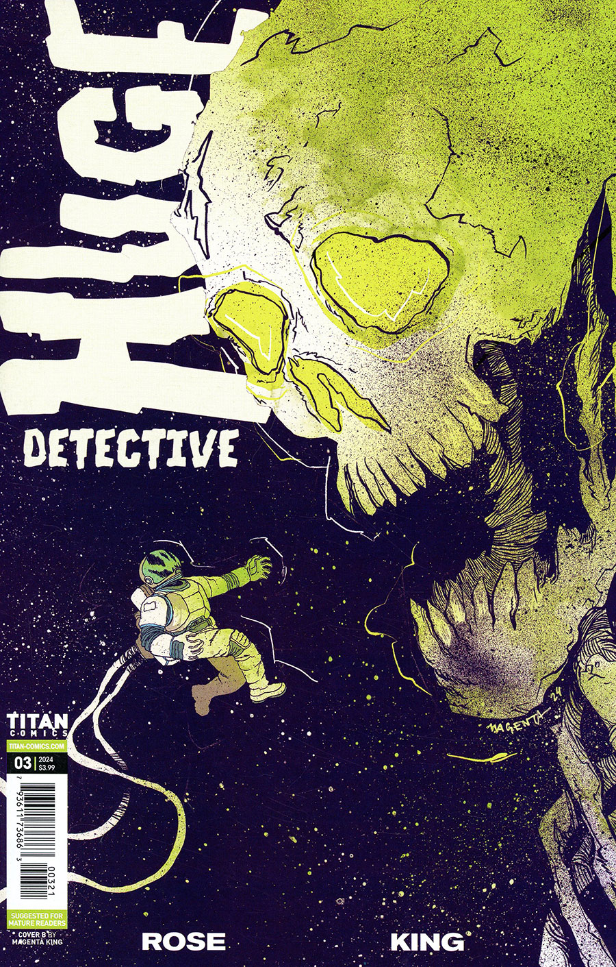 Huge Detective #3 Cover B Variant Magenta King Cover