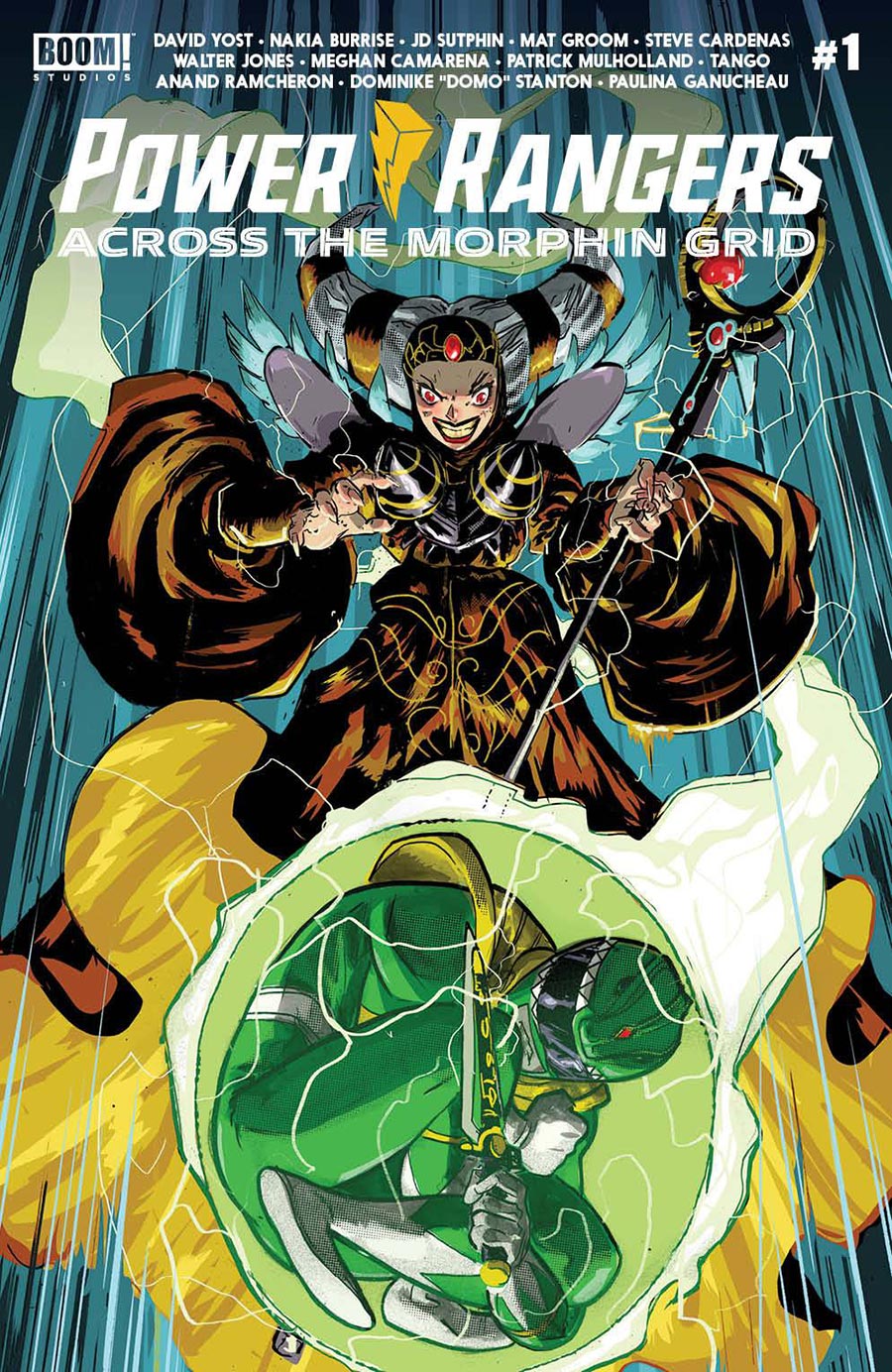 Power Rangers Across The Morphin Grid #1 (One Shot) Cover B Variant Riley Rossmo Cover