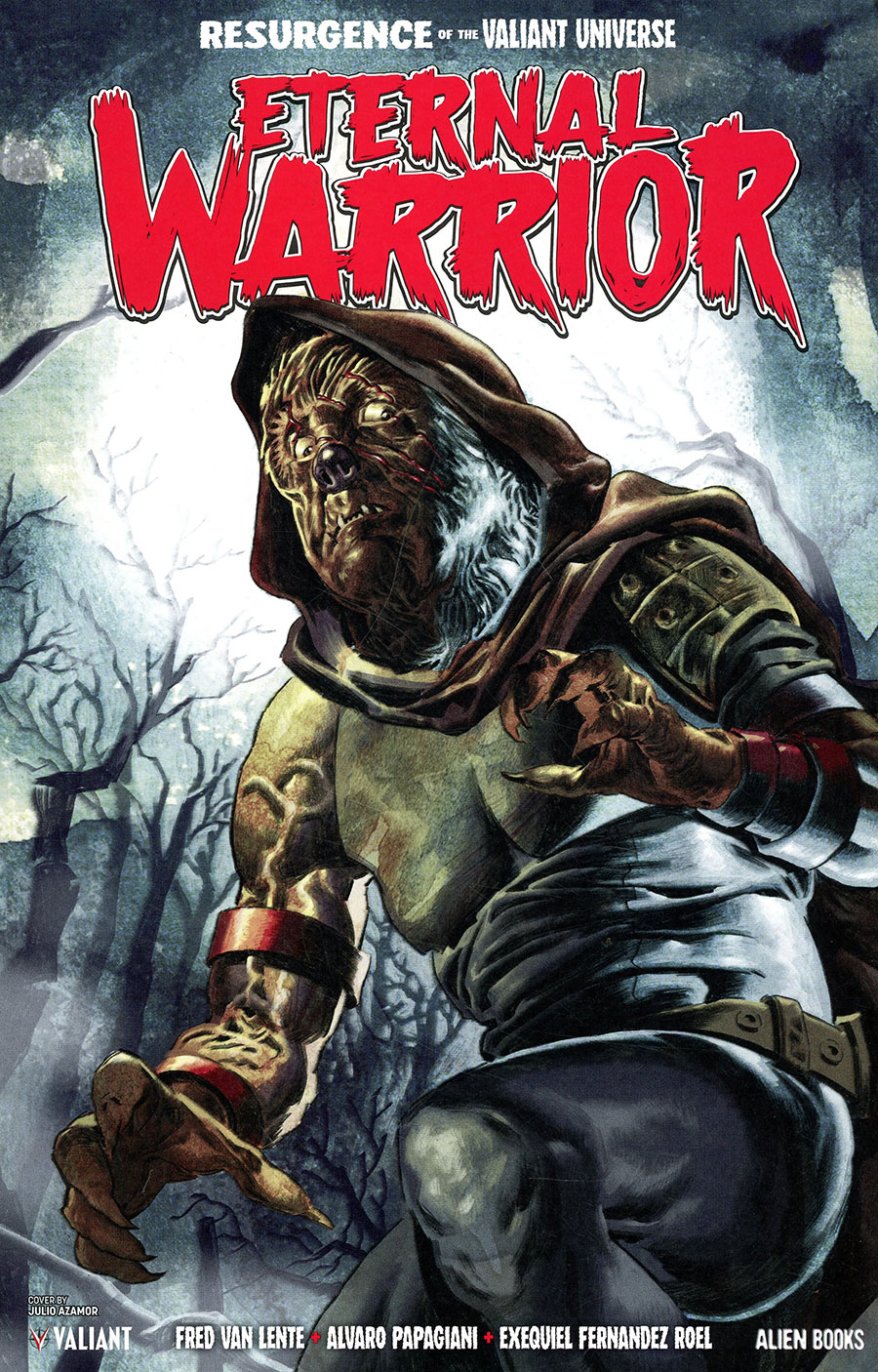 Resurgence Of The Valiant Universe Eternal Warrior #1 (One Shot) Cover B Variant Julio Azamor Monster Cover