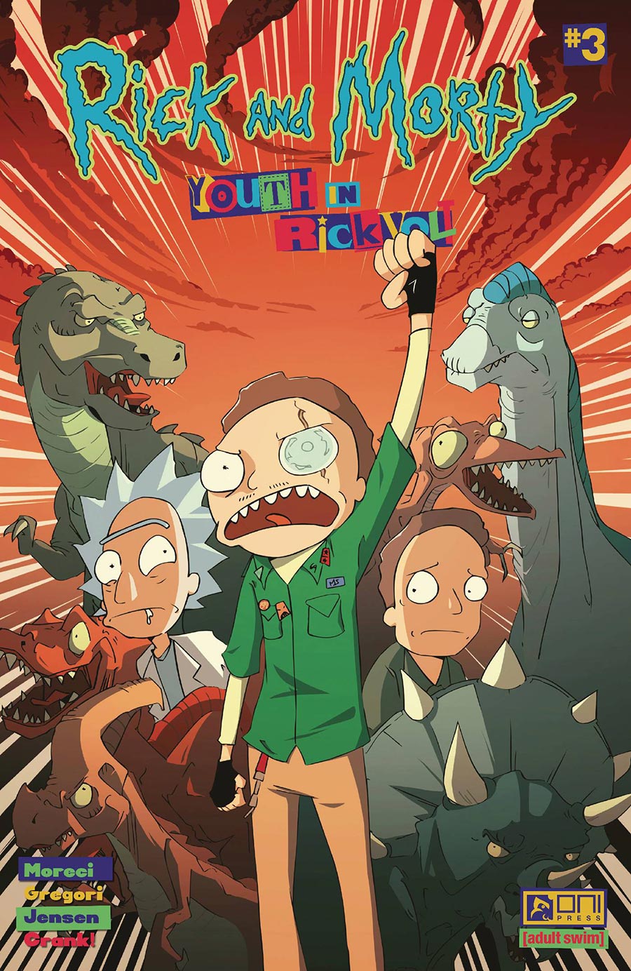 Rick And Morty Youth In Rickvolt #3 Cover B Variant Nico Hiroi De Cover