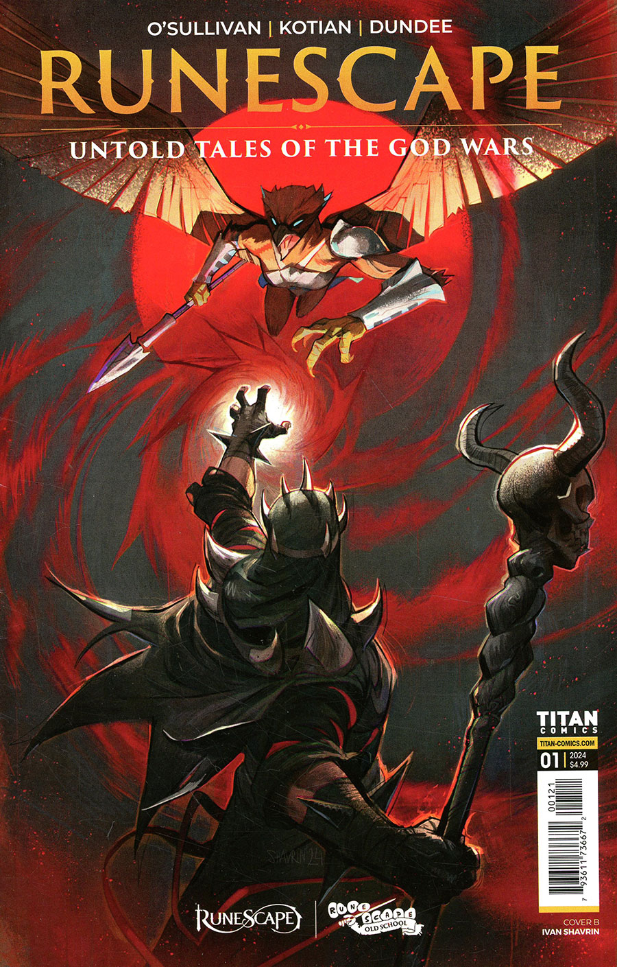 Runescape Untold Tales Of The God Wars #1 Cover B Variant Ivan Shavrin Cover