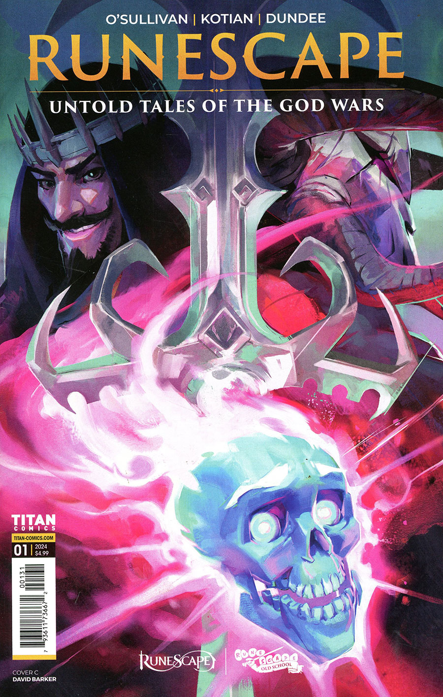 Runescape Untold Tales Of The God Wars #1 Cover C Variant Dave Barker Cover