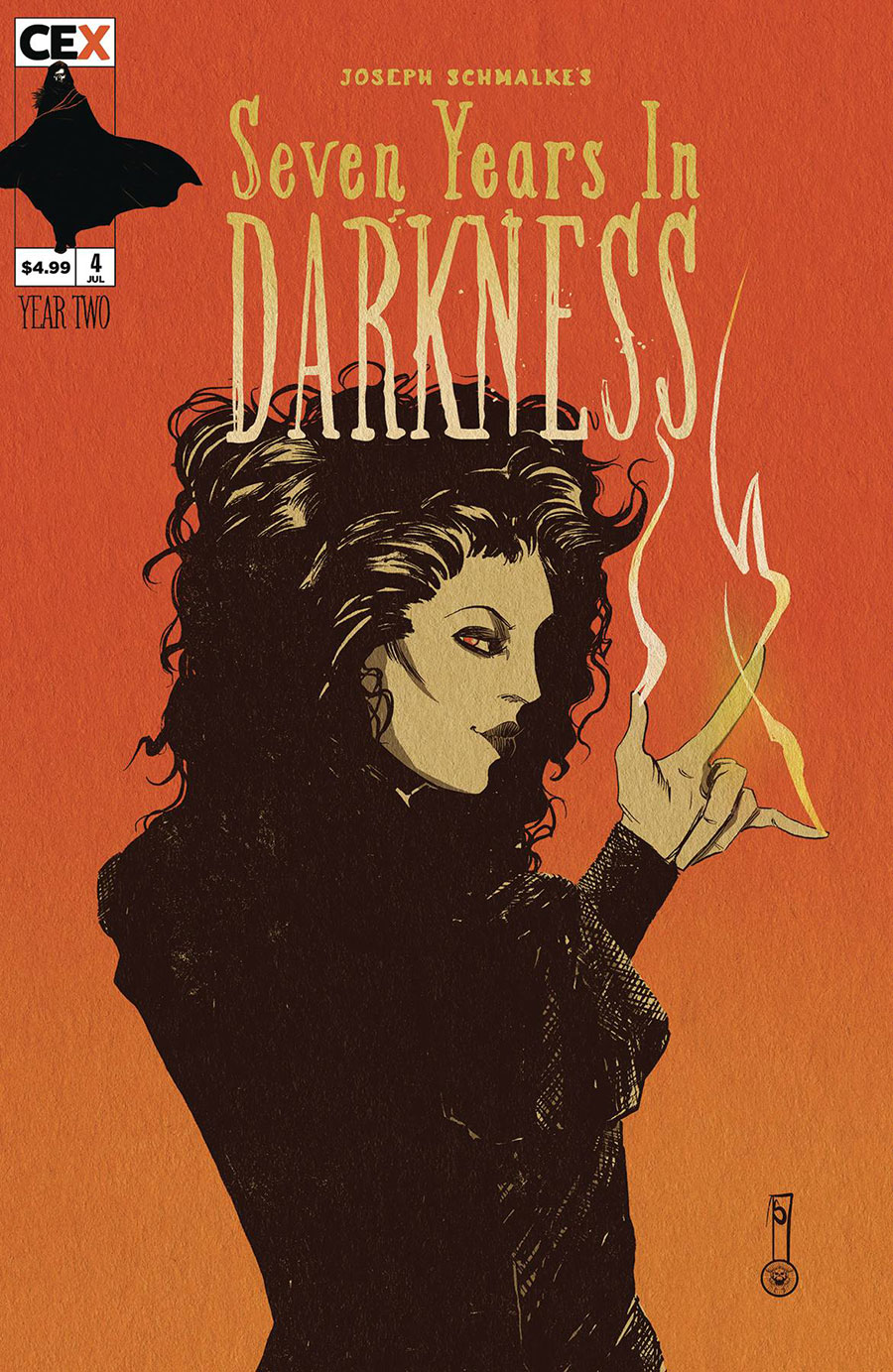 Seven Years In Darkness Year Two #4 Cover B Variant Joseph Schmalke Cover