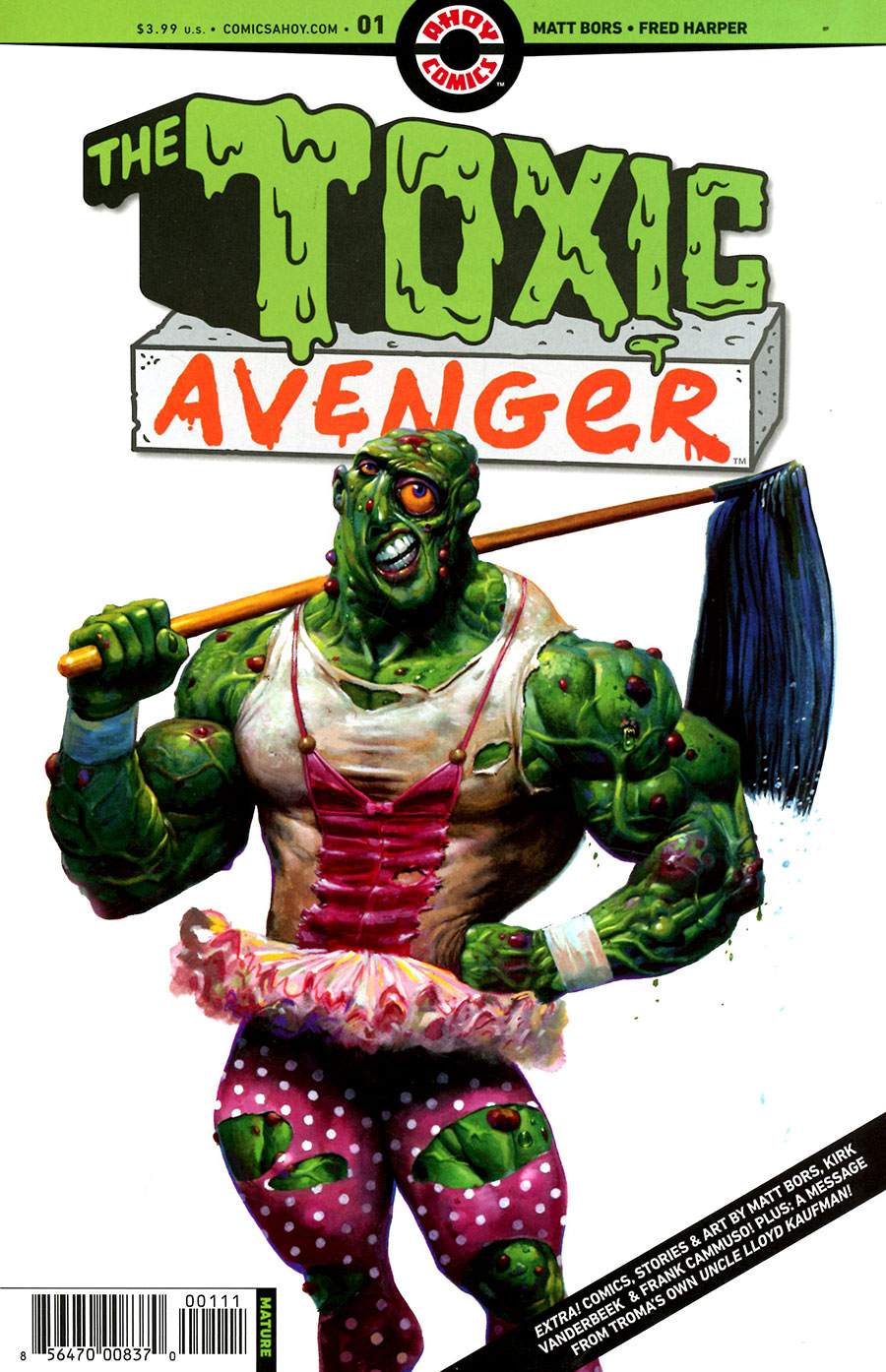 Toxic Avenger Vol 2 #1 Cover A Regular Fred Harper Cover