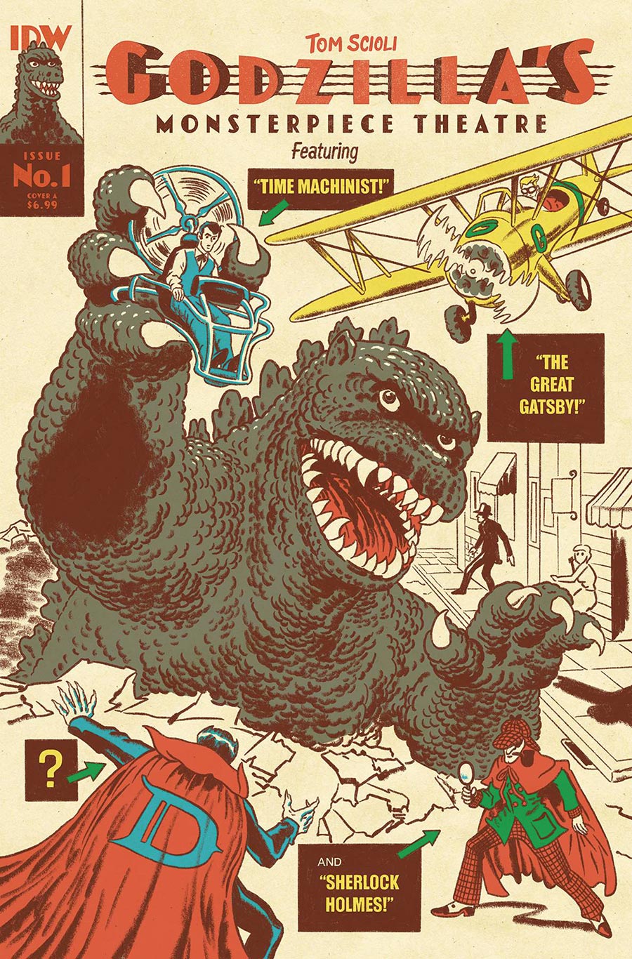 Godzillas Monsterpiece Theatre #1 Cover A Regular Tom Scioli Cover