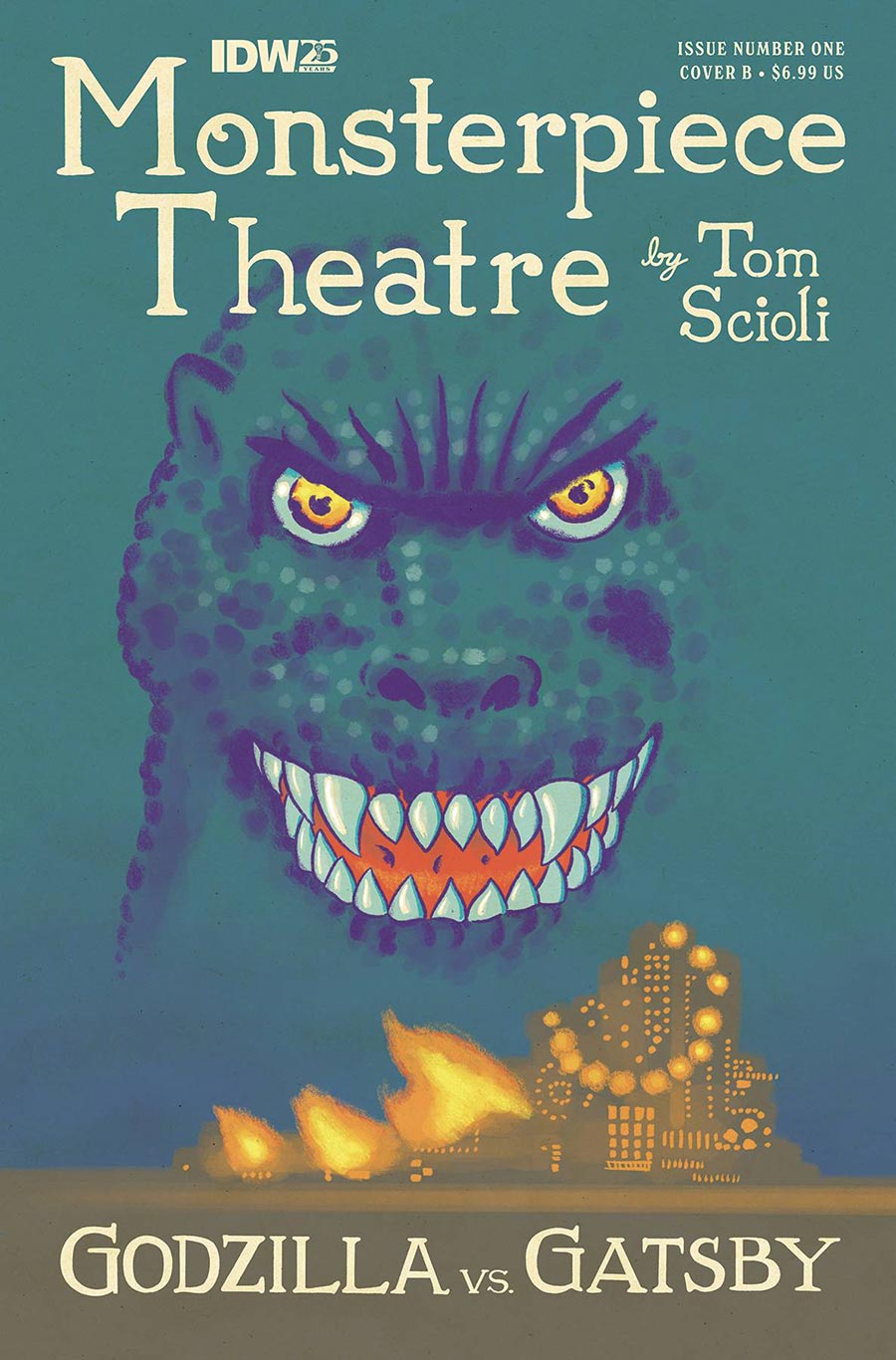 Godzillas Monsterpiece Theatre #1 Cover B Variant Tom Scioli Cover