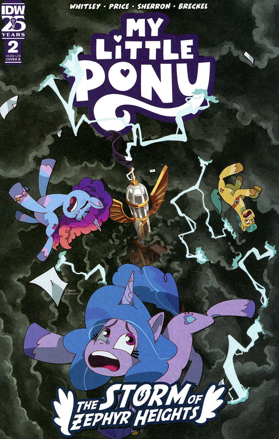 My Little Pony Storm Of Zephyr Heights #2 Cover B Variant Mauro Fonseca Cover