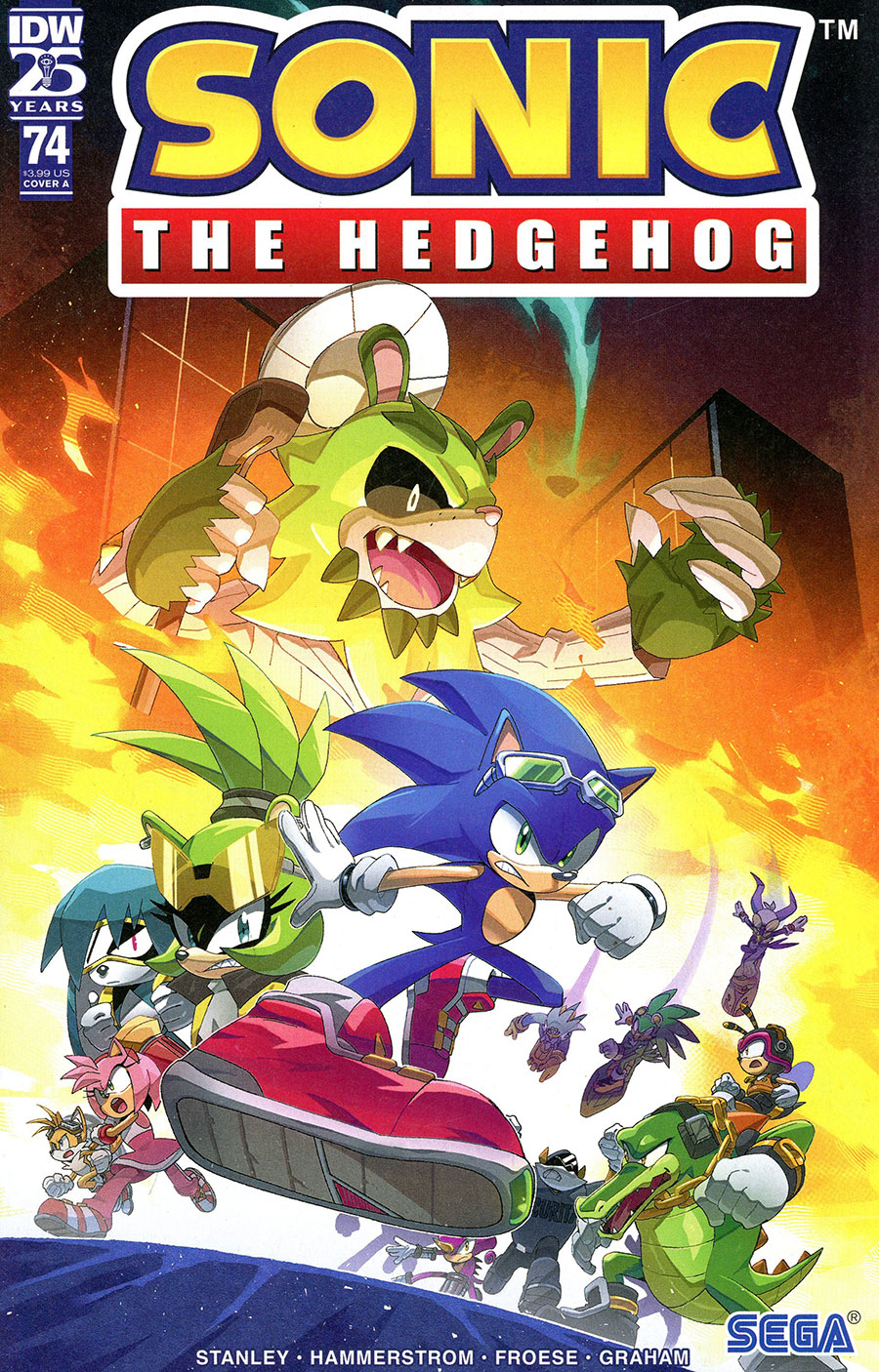 Sonic The Hedgehog Vol 3 #74 Cover A Regular Miles Arq Cover
