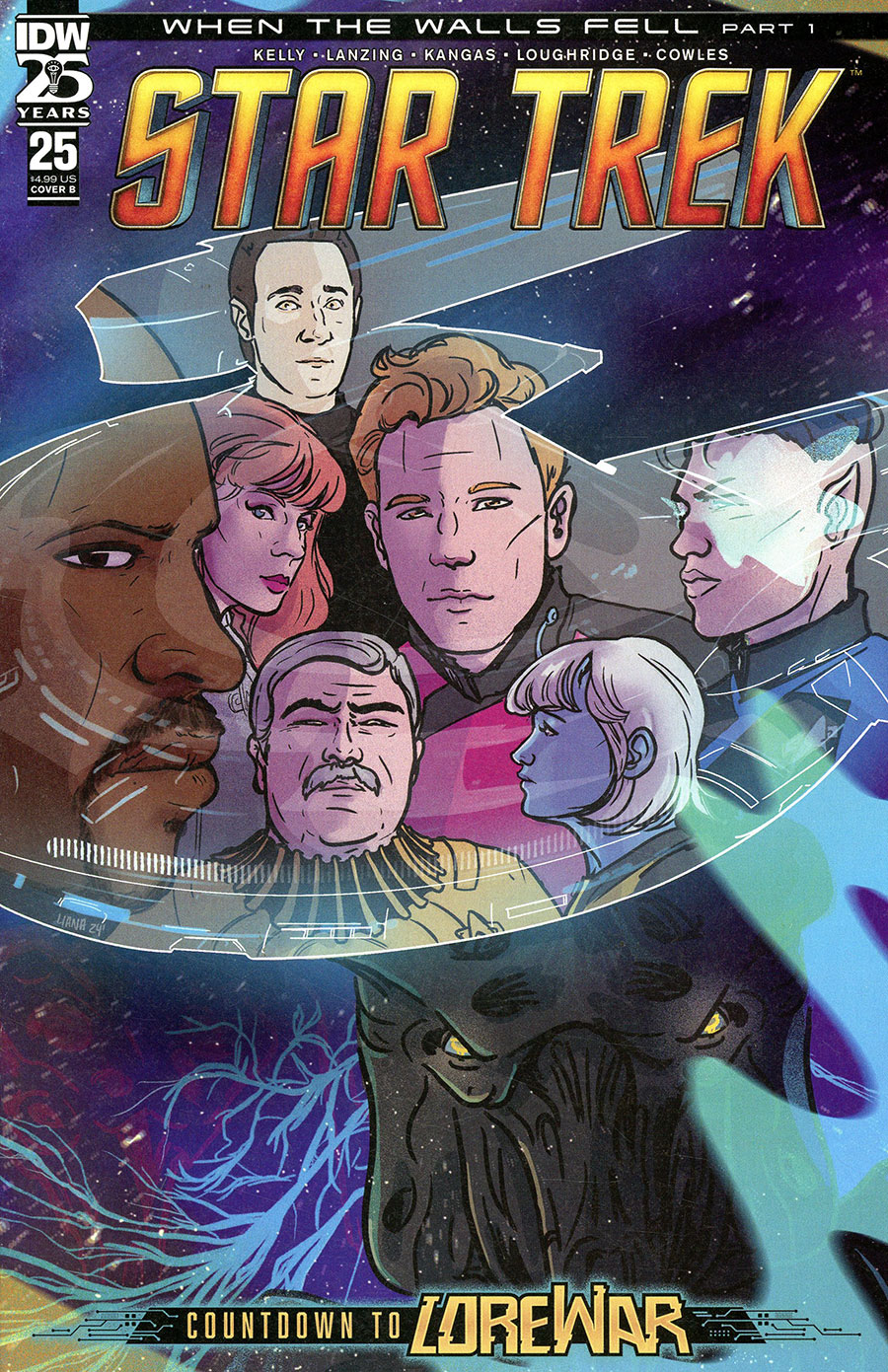 Star Trek (IDW) Vol 2 #25 Cover B Variant Liana Kangas Cover