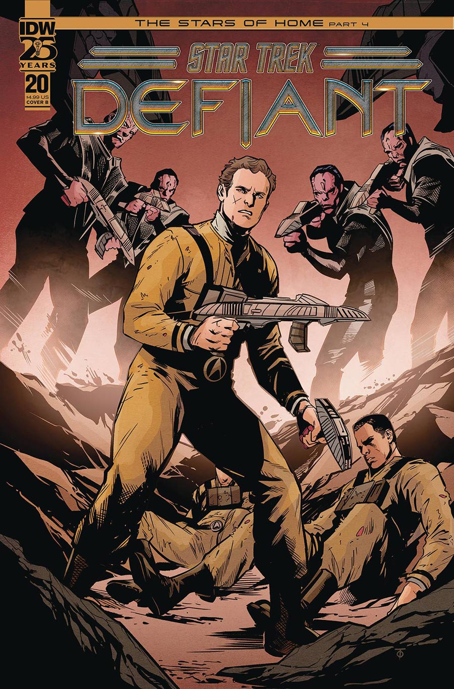 Star Trek Defiant #20 Cover B Variant Marcus To Cover