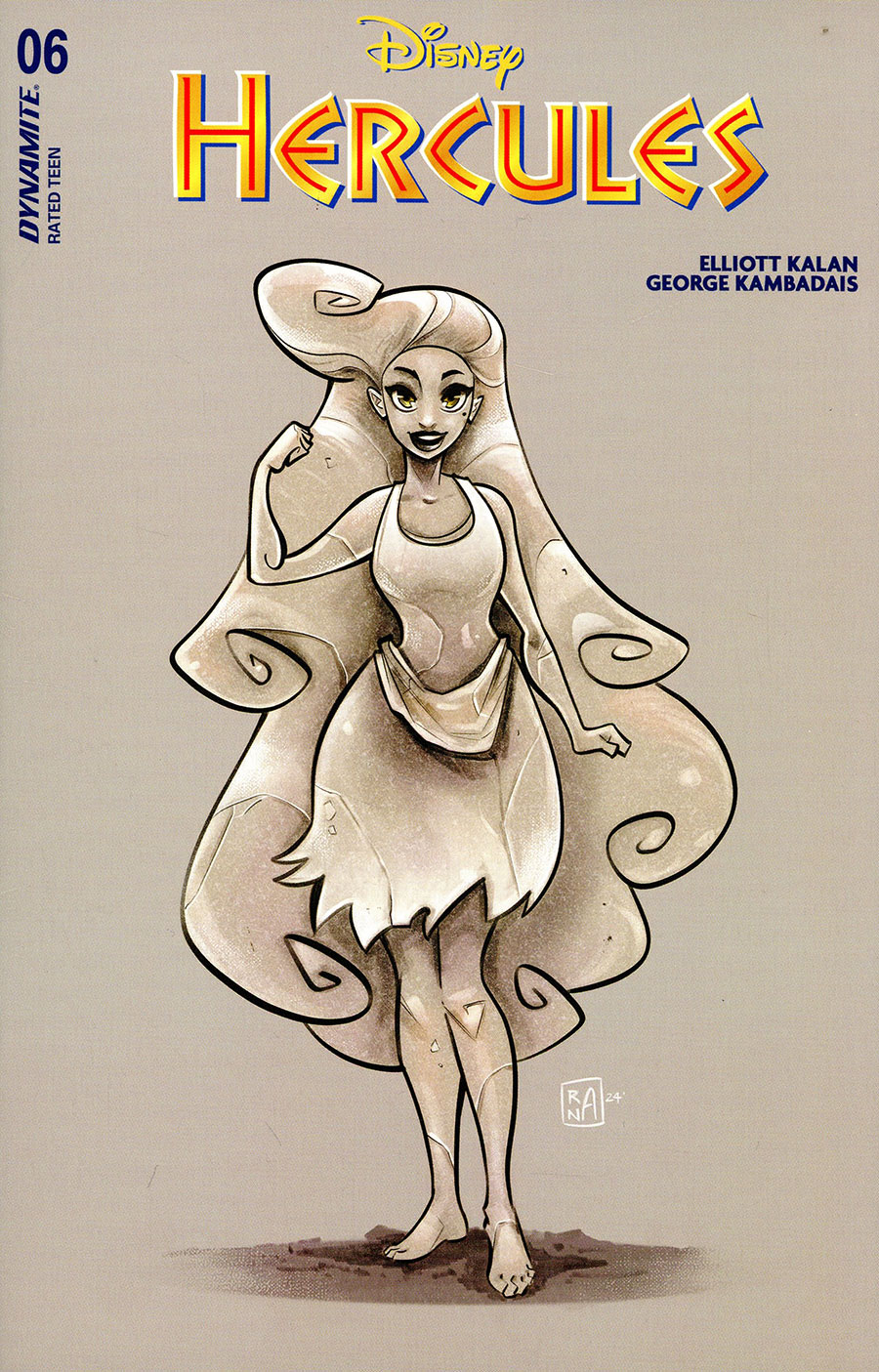 Disney Hercules #6 Cover D Variant Alessandro Ranaldi Negative Space Cover