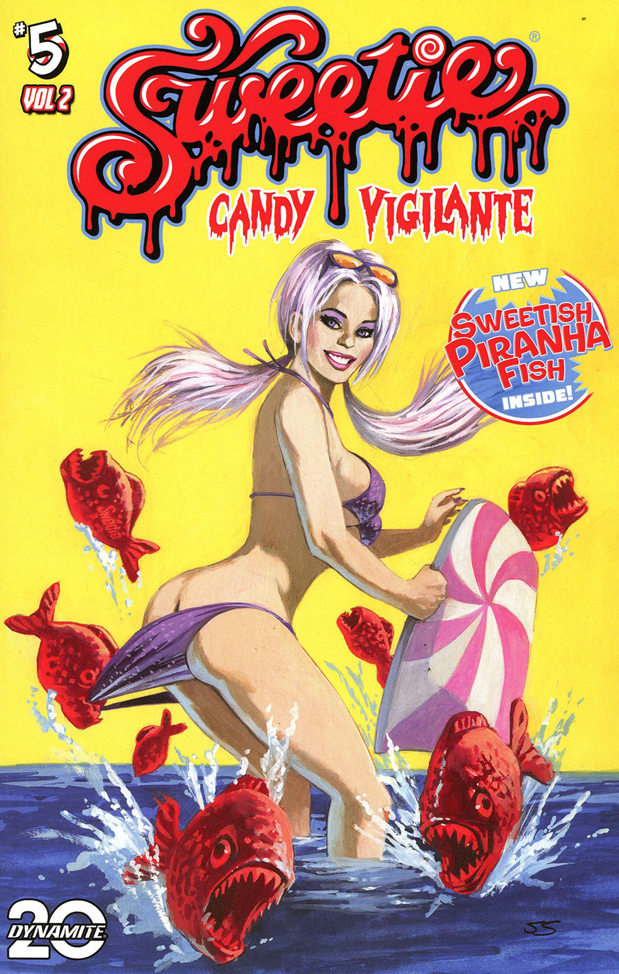 Sweetie Candy Vigilante Vol 2 #5 Cover C Variant Stephen Sistilli Yellow Cover