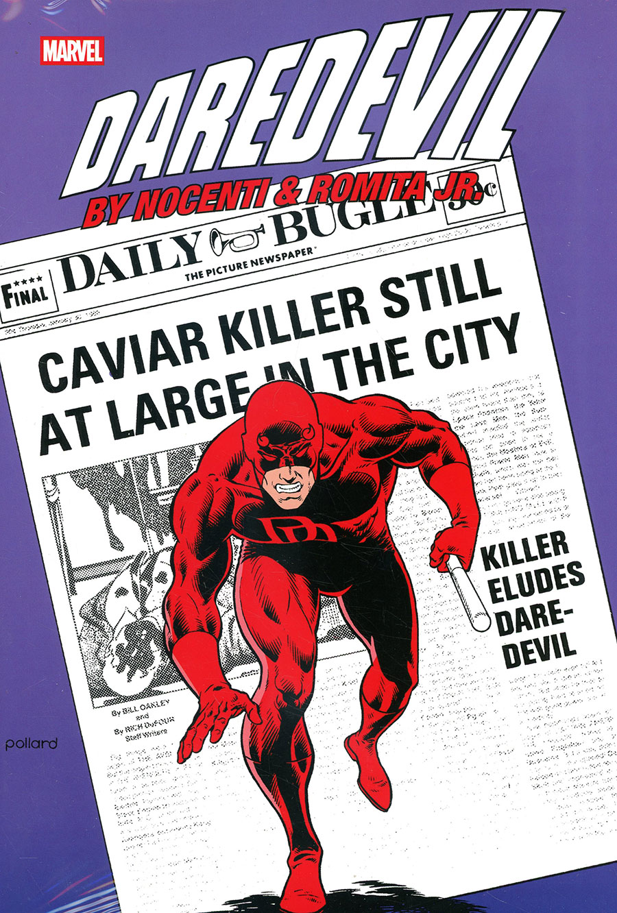 Daredevil By Ann Nocenti & John Romita Jr Omnibus Vol 1 HC Direct Market Keith Pollard Variant Cover