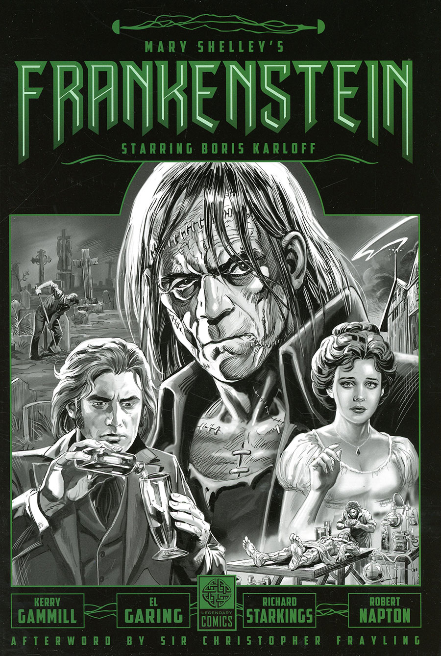 Mary Shelleys Frankenstein Starring Boris Karloff HC