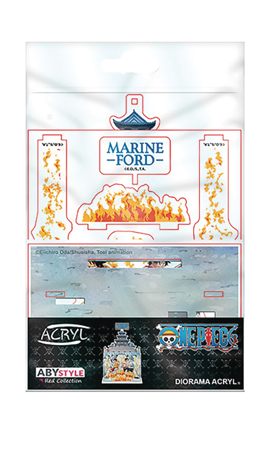 One Piece Luffy & Ace Acryl Figure Diorama