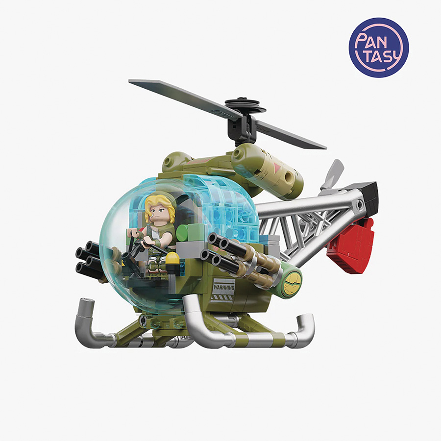 Pantasy Metal Slug Helicopter 344-Piece Building Block Toy